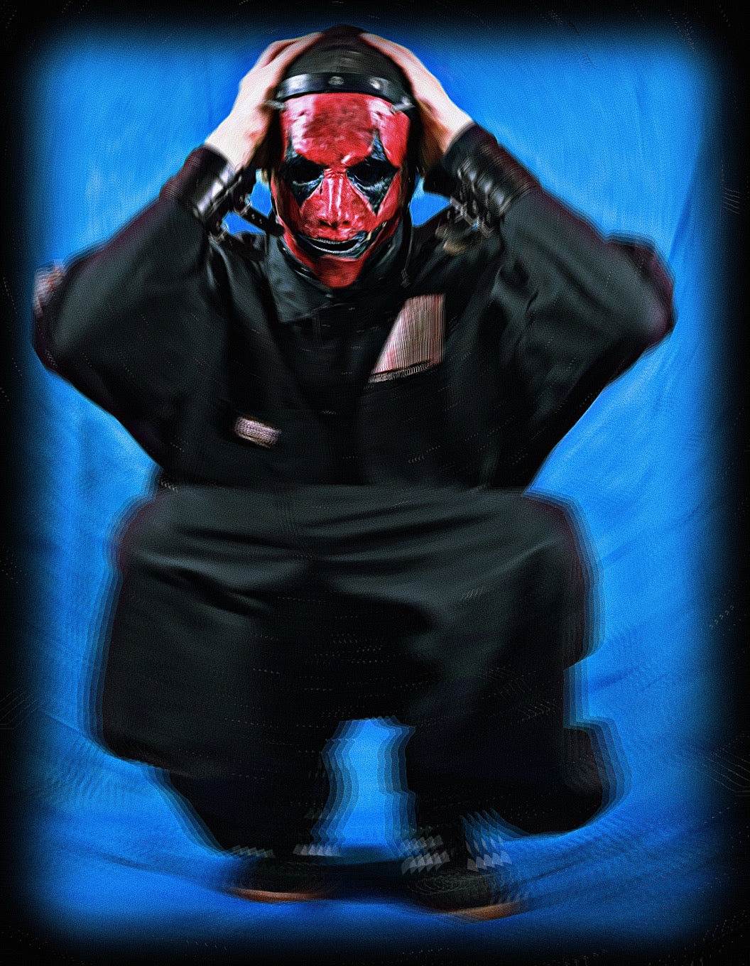 Red Devil Jester mask