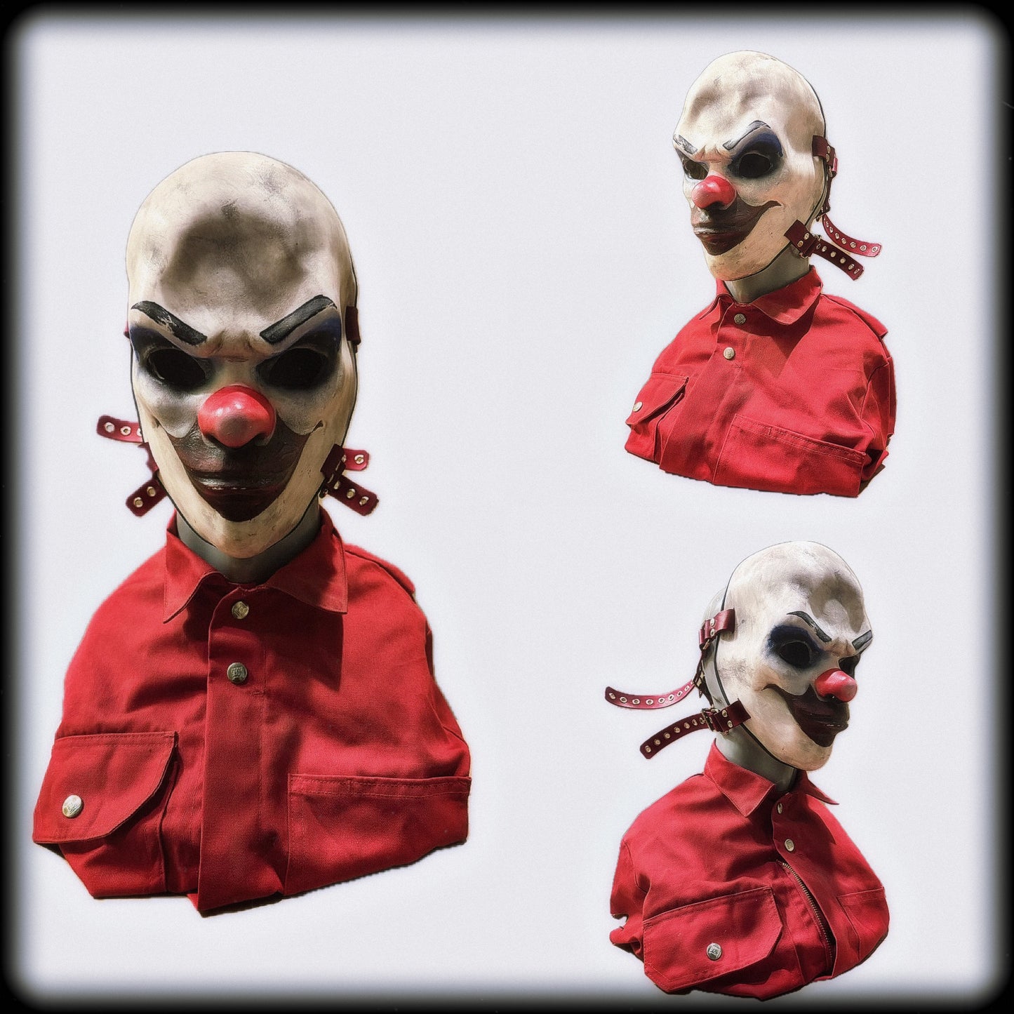 Resin clown mask