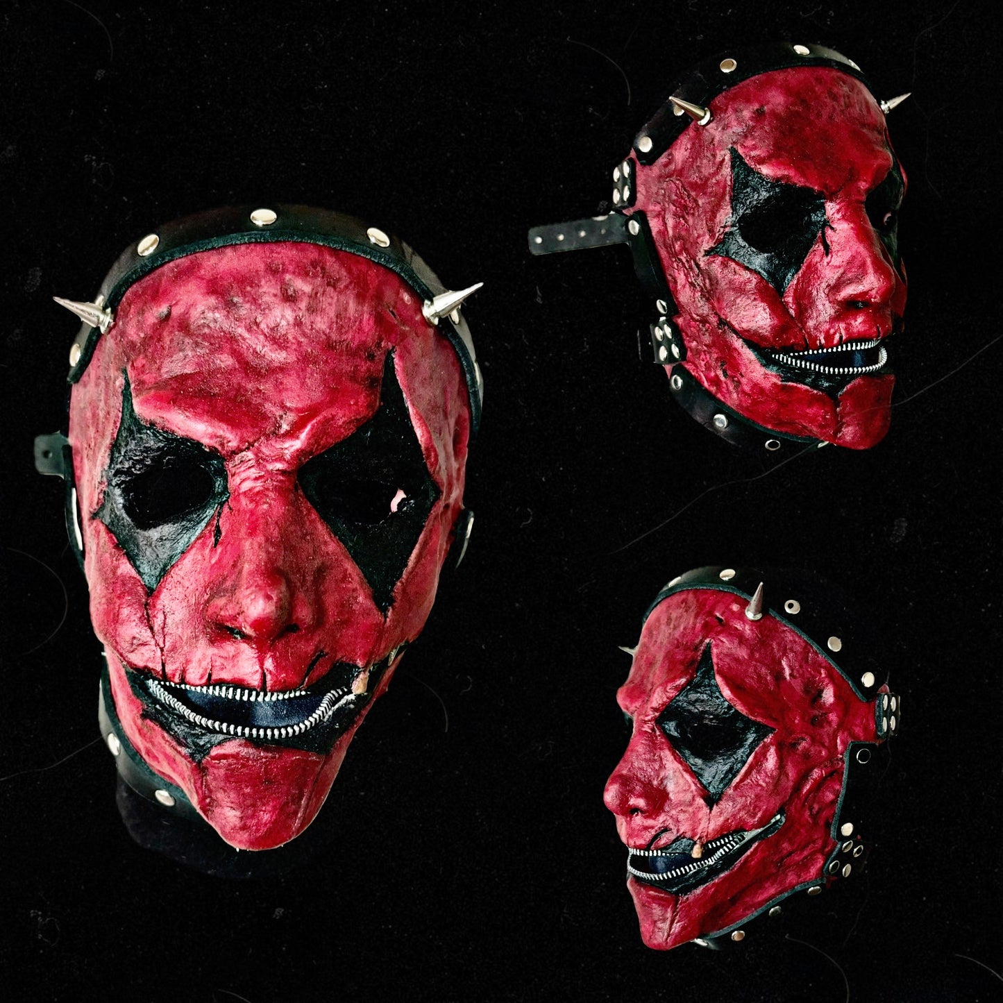 Red Devil Jester mask