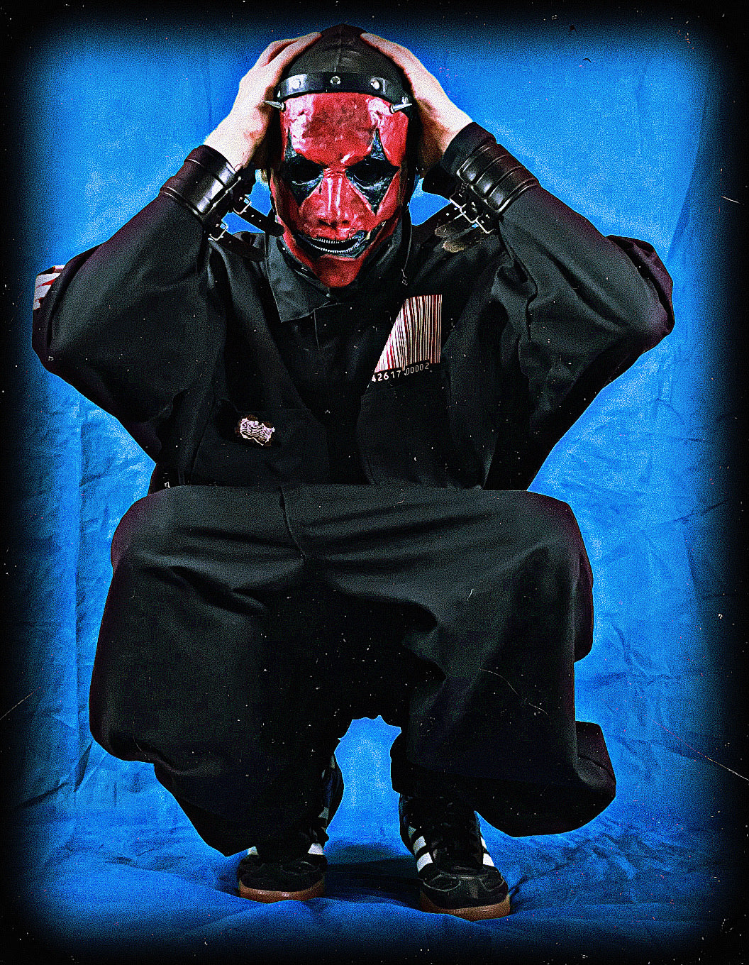 Red Devil Jester mask