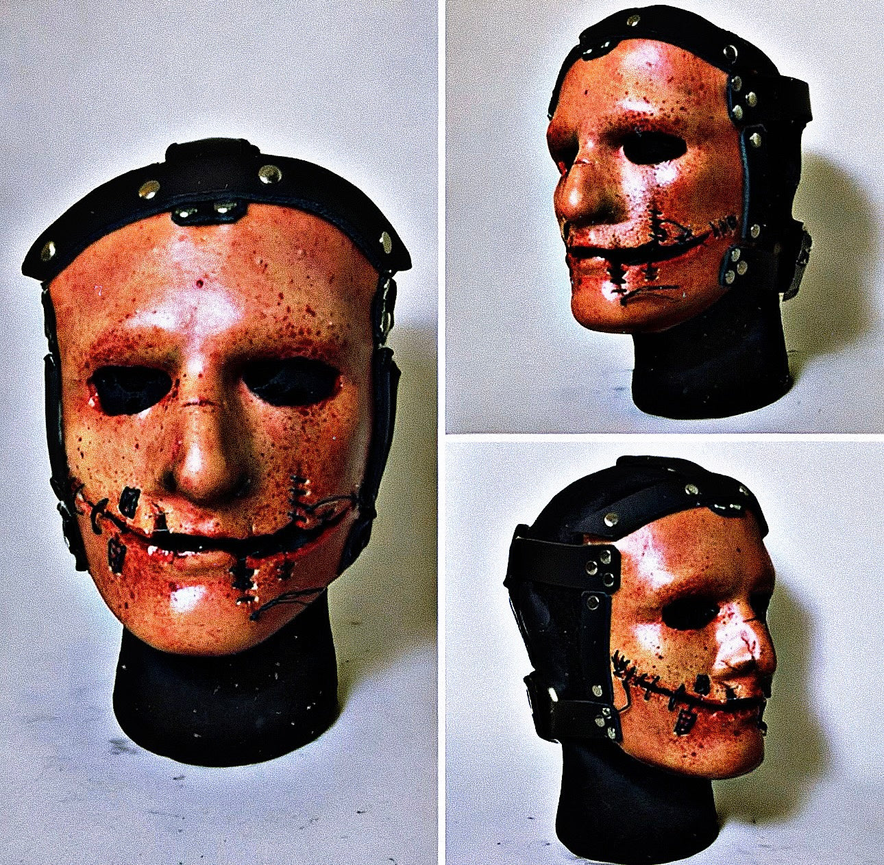 Flesh tone horror mask