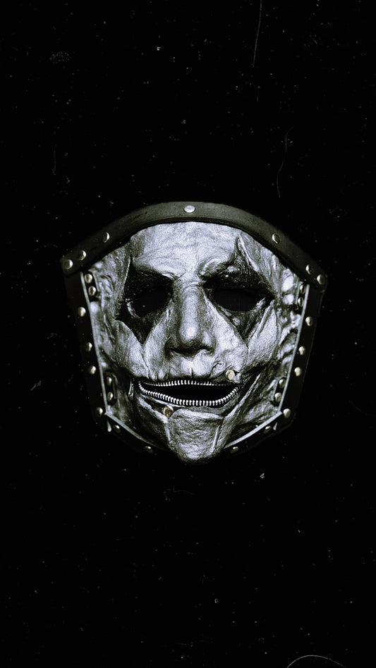 Silver jester mask