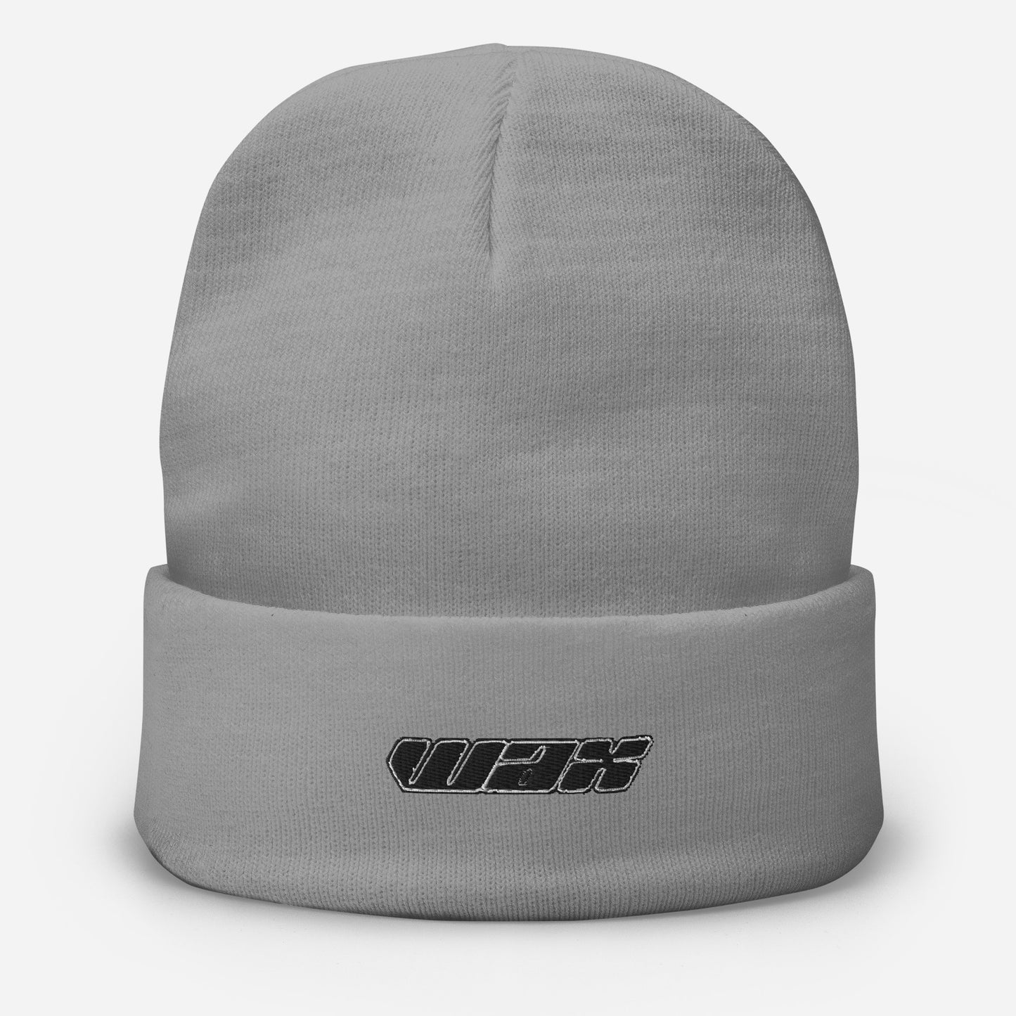 Embroidered Wax Beanie